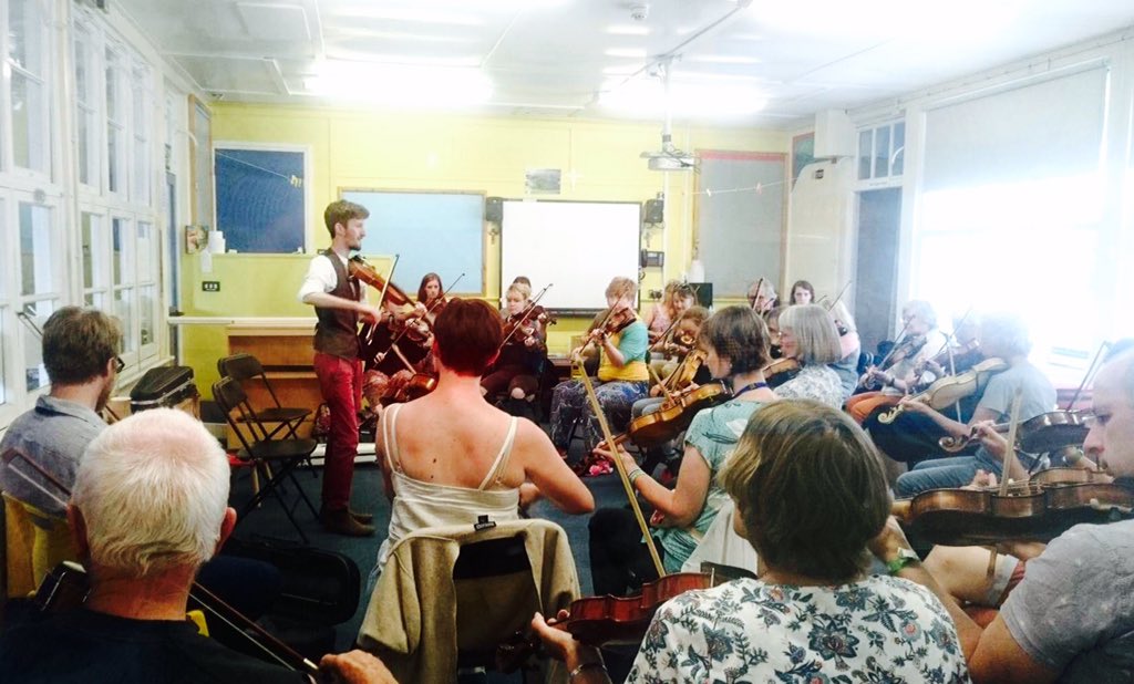 Rowan Piggott Fiddle Workshop Sidmouth Folk Festival Irish Swedish Folk Violin Teacher